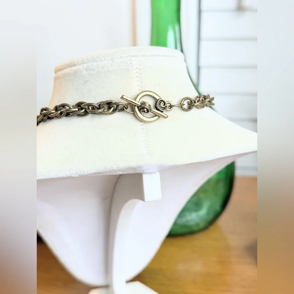 Vintage Vatican Religious Medallion Pendant Necklace Large Crest Chain - Picture 6 of 8